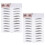 10Pièces Sourcils Transfert Naturels Stickers Facile 1