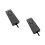 2Pièces Hub LED Argb Contrôleur Boîtier Pièce Commande Manuelle Noir 5