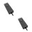 2Pièces Hub LED Argb Contrôleur Boîtier Pièce Commande Manuelle Noir 6