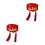 2Pièces Colliers Chinois Rouges Pour Chats, Décoratif 8