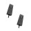 2Pièces Hub LED Argb Contrôleur Boîtier Pièce Commande Manuelle Noir 3