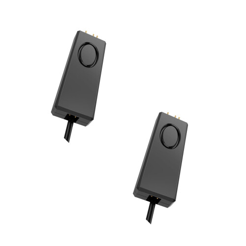 2Pièces Hub LED Argb Contrôleur Boîtier Pièce Commande Manuelle Noir 2