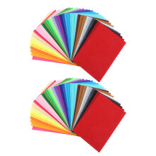 80Pièces Tissu Feutre Coloré Pour Bricolage, Scrapbooking Couture