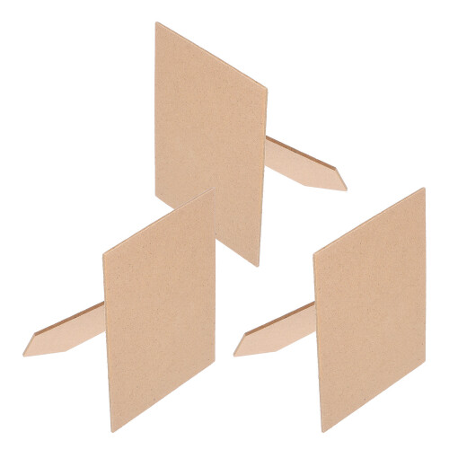 15Pièces Support Tabletop Cadre Photo Khaki Mdf Facile À Installer