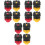 12Pièces Sliders Cadre Protection Durable En Matière Mixte 4