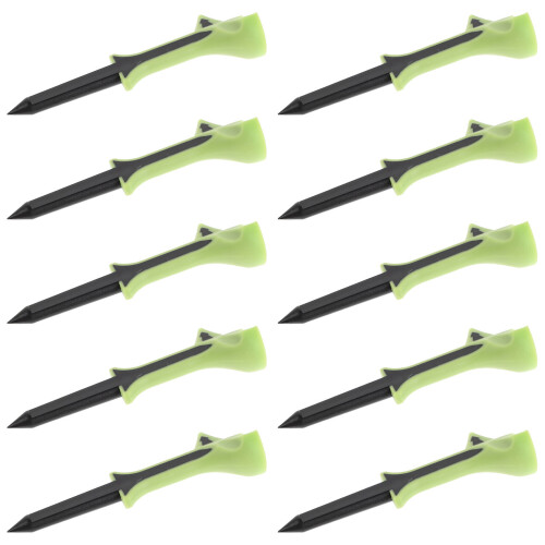 40Pièces Tee De Golf Vert Pièce+tpr Angle Précis Pour Débutants 1
