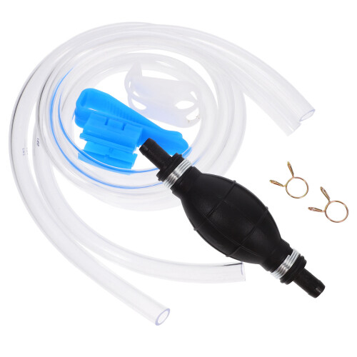1Ensemble Siphon Manuelle Pour Essence Transparente Pvc+abs Auto