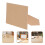 15Pièces Support Tabletop Cadre Photo Khaki Mdf Facile À Installer 8