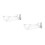 2Pièces Cache Lame Transparent En Pour Scie Portable 4