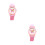 2Pièces Rose Cartoon Et 6