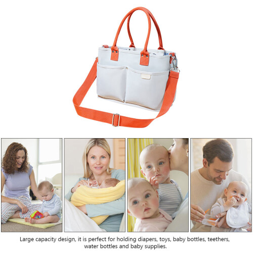 2Pièces À Main Maman Beige Polyester Range Accessoires Bébé 2
