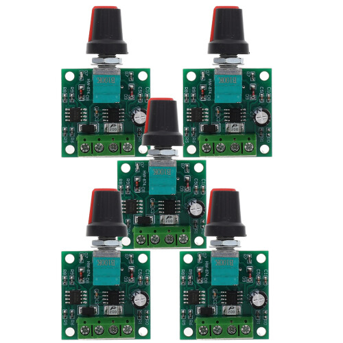 10Pièces Vitesse Pwm Vert Métal Interrupteur Dc