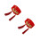 2Pièces Colliers Chinois Rouges Pour Chats, Décoratif 9