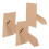 15Pièces Support Tabletop Cadre Photo Khaki Mdf Facile À Installer 2