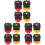 12Pièces Sliders Cadre Protection Durable En Matière Mixte 3