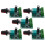 10Pièces Vitesse Pwm Vert Métal Interrupteur Dc 2