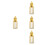 4Pièces Flacons Verre Et Pour Femme 5