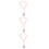 3Pièces Accessoires Intérieur Rose Alliage Perles Charm Étoile 4