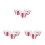 72Pièces Caissettes Cupcake Papier Rayé Pour Événements 6