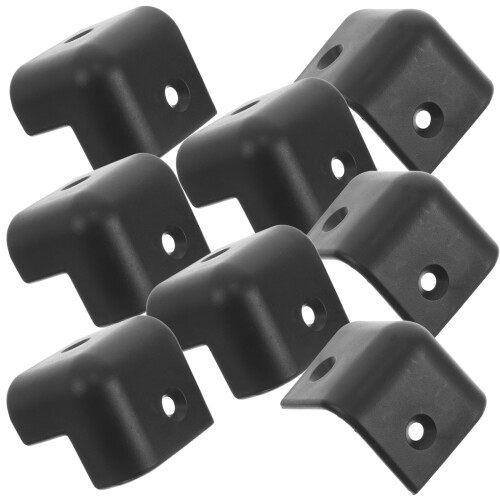 16Pièces Protections D'angles Pour De Guitare En Plastique Noir 1