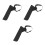 3Pièces Ceinture Flèches Oxford Durable Noir Pour Archers 9