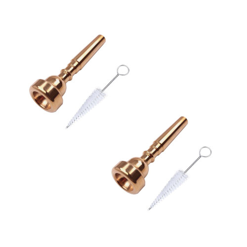 2Ensembles Embouchures Trompette Avec Brosse Flexible Couleur 2