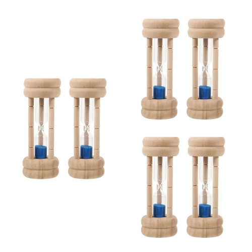6Pièces Minuteur Compact Pour Brossage Activités Enfants 2