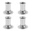 4Pièces Extincteur Moxa Acier Inoxydable Durable Pour Usage 4