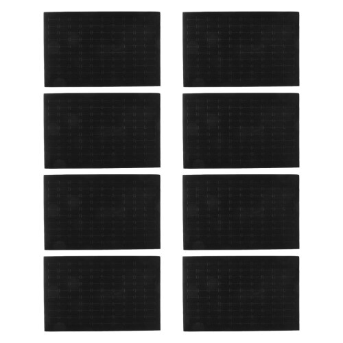 16Pièces Inserts Organisateurs En Mousse Noir Pour Présentation 1