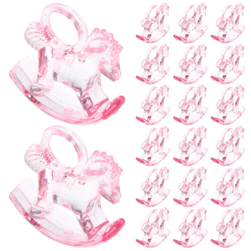 144Pièces Décor Rose À Bascule Pour Baby Shower 2
