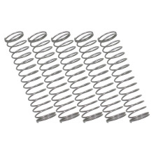 10Pièces Ressorts Bouton Trompette Acier Inoxydable Argenté Durable