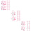144Pièces Décor Rose À Bascule Pour Baby Shower 10