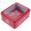 3Pièces Boîtes Saint-Valentin Métalliques Rouge Rangement 1