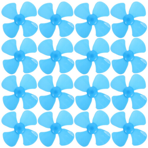 60Pièces Accessoires Mini Ventilateur Plastique 4 Lames DIY