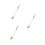 3Pièces Accessoires Suspendus Nuage Bois Clair Relaxant 6