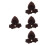 4Pièces Combinaisons Douces Café Pour Poupées Accessoires Jeu Et Décor 6