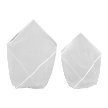 2Pièces Tissus Blancs Réutilisables Filet Cuisson Alimentaire