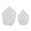 2Pièces Tissus Blancs Réutilisables Filet Cuisson Alimentaire 1