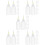 60Pièces Flacons Squeeze Colle Transparent Pointe Fine Réutilisables 10