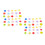 2Pièces Perles De Rayon Multicolores En Caoutchouc Tpr Lumineuses 6