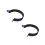 2Pièces Support Fixation Pot Durable Acier 5
