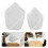 2Pièces Tissus Blancs Réutilisables Filet Cuisson Alimentaire 8