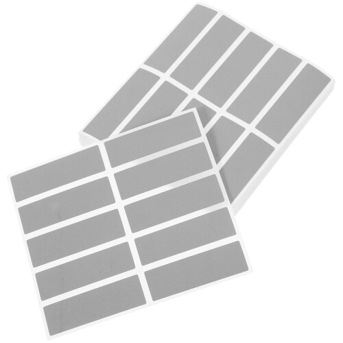 2000Pièces Stickers Grattables Argent DIY Jeux Récompense Enfants 1