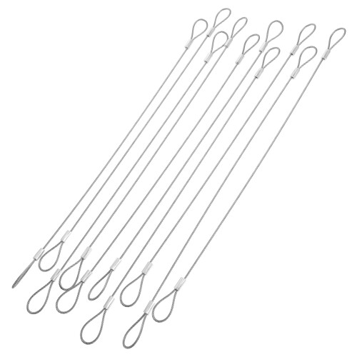 50Pièces Câble De Argenté Multi-Usages 1
