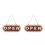 2Pièces De Porte Bois Double Face Élégante Pratique 3