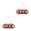 2Pièces De Porte Bois Double Face Élégante Pratique 5