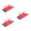3Pièces Rampe Enfant Plastique Mini Skateboard Doigts 4