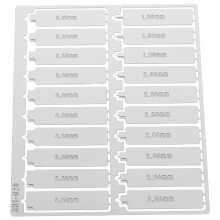 5Ensembles Kit Perforateur Rond Métal Pour Travaux De Modélisme Argent