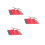 3Pièces Rampe Enfant Plastique Mini Skateboard Doigts 10