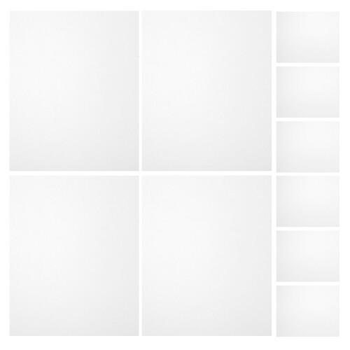 40Pcs Clear PVC Stencil Sheets for Crafts 3D Drawing and Art Use